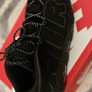 NIKE AIR MORE UPTEMPO REFLECTIVE-size 13.  Only worn in house